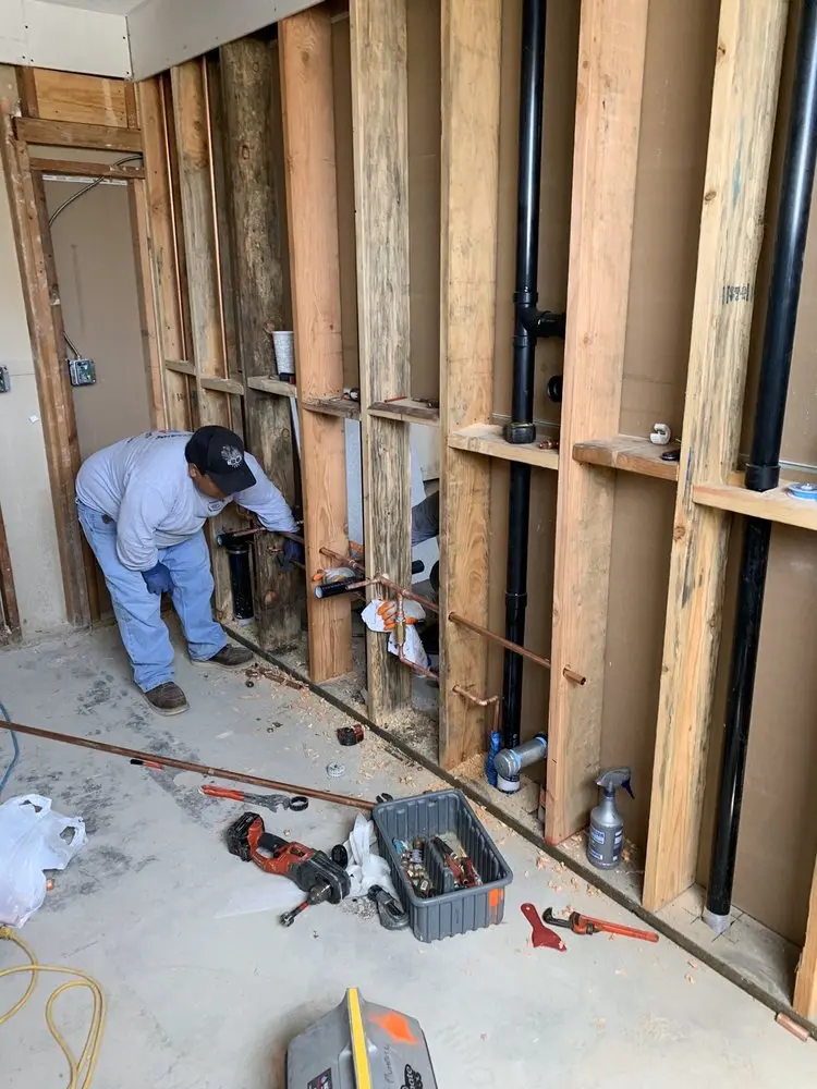Commercial rough-in plumbing for Gas Line Repair in South Capitol
